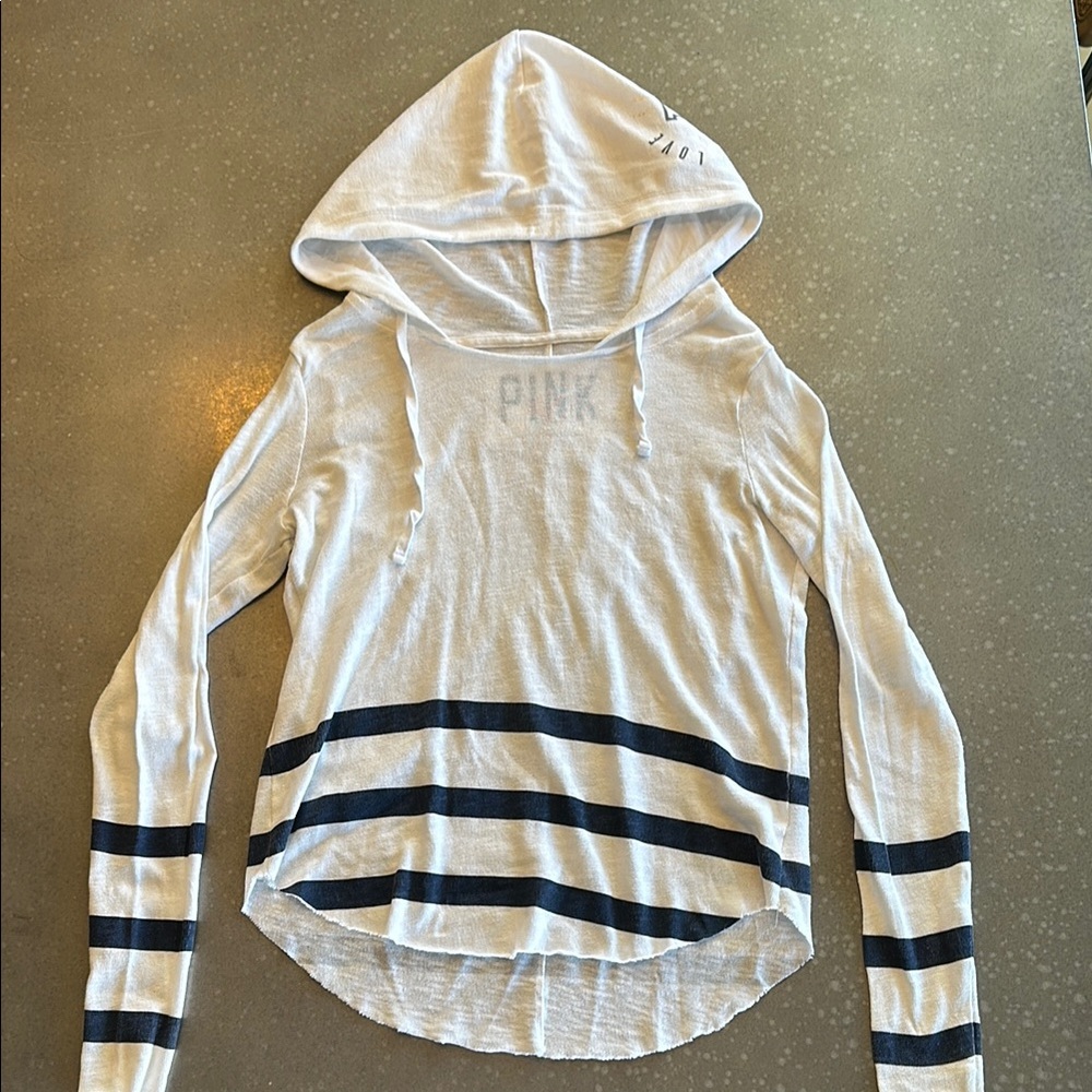 Victoria's Secret PINK White Hoodie